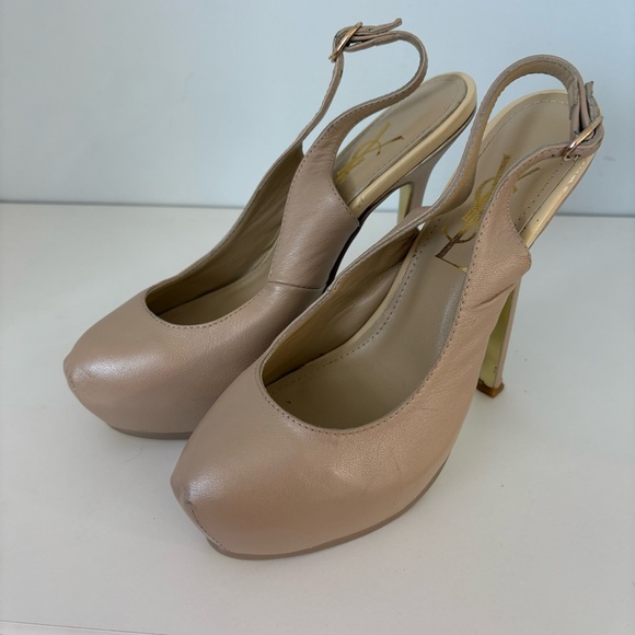 FINAL PRICE 💕YSL Tribtoo 105 Slingbac Heels ◻️ 38 - Picture 7 of 15